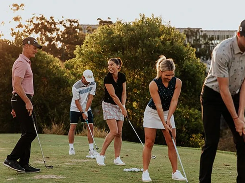 Golfers at a Cowra Golf Club tournament